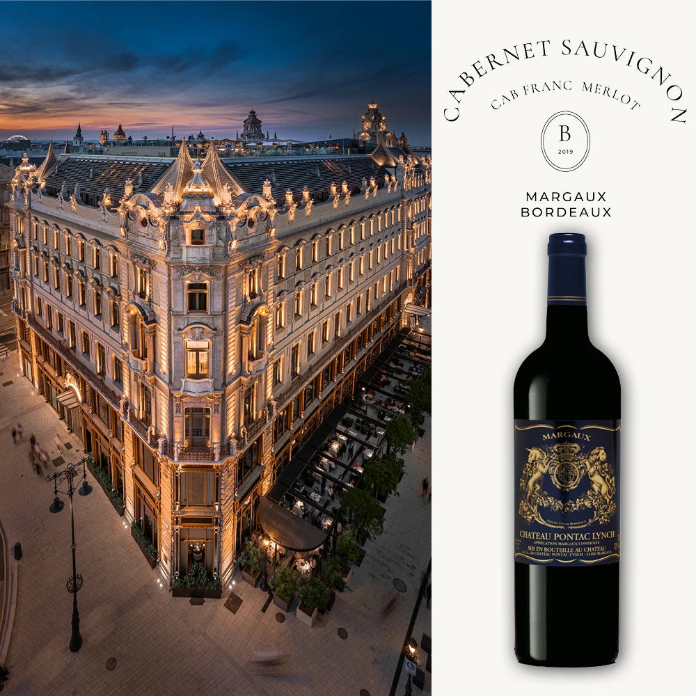 Trockener französischer Bordeaux Margaux Rotwein Cru Bourgeois 2019.