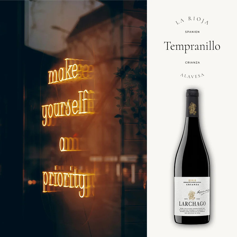 Spanischer Rotwein aus Rioja Alavesa.