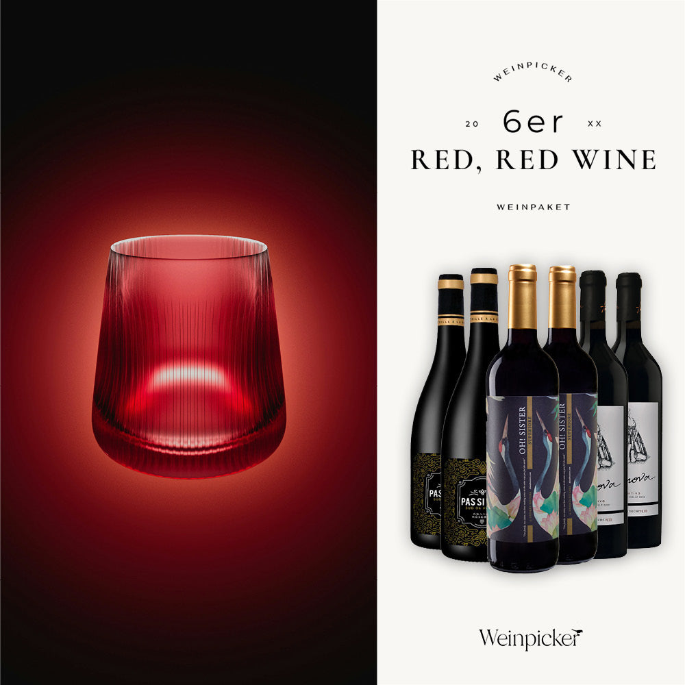 Weinpaket: Rotwein 'Red, Red Wine' - 6x 0,75 L