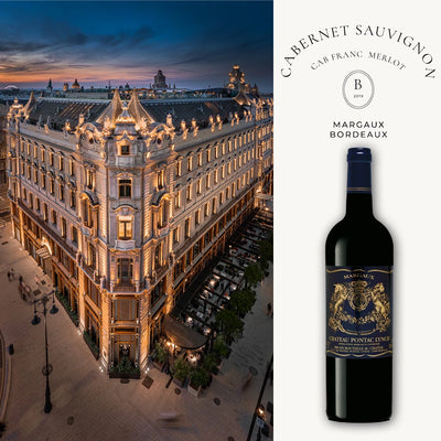Trockener französischer Bordeaux Margaux Rotwein Cru Bourgeois 2019.