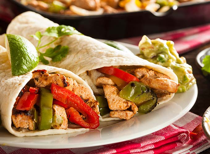 Fajitas mit Huhn