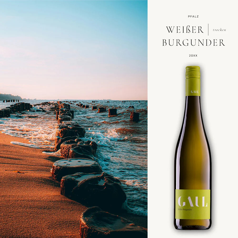 Trockener Weißburgunder aus der Pfalz vom Weingut Karl-Heinz Gaul.